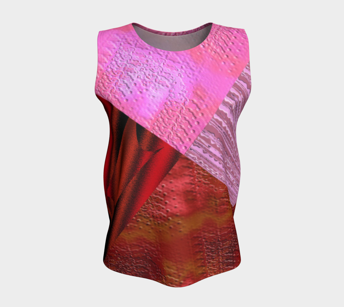 Pink and Red Clash Tank Top thumbnail #6