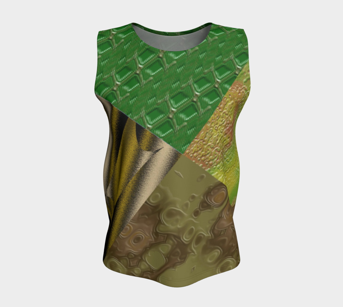 Patched Camouflage Tank Top preview #5