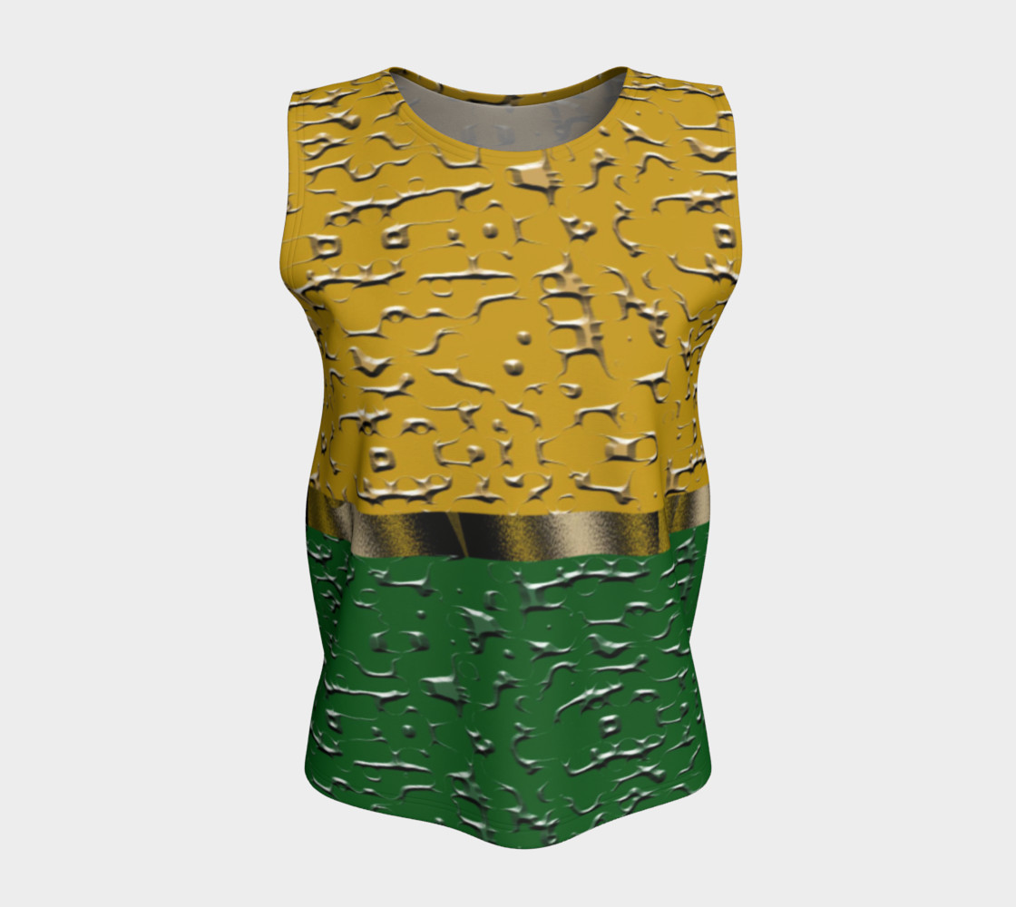 Orange and Green Melting Pot Tank Top preview #5