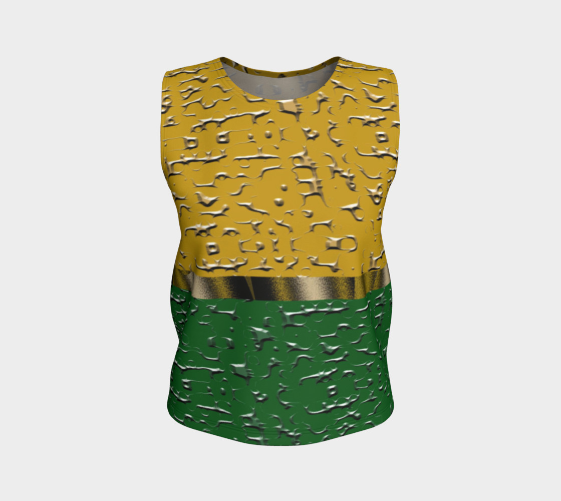 Orange and Green Melting Pot Tank Top preview #1