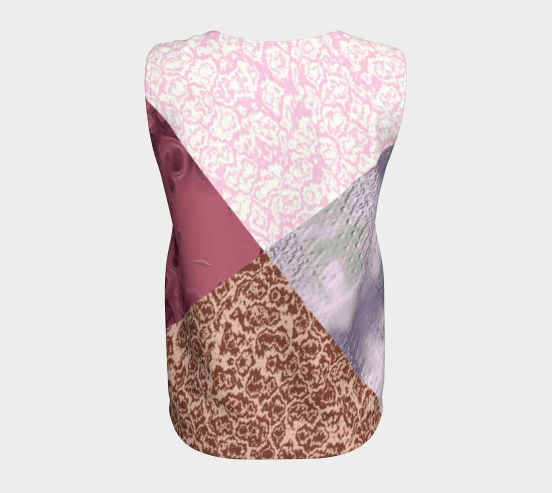 Patched in Pink Patterns Tank Top preview #6