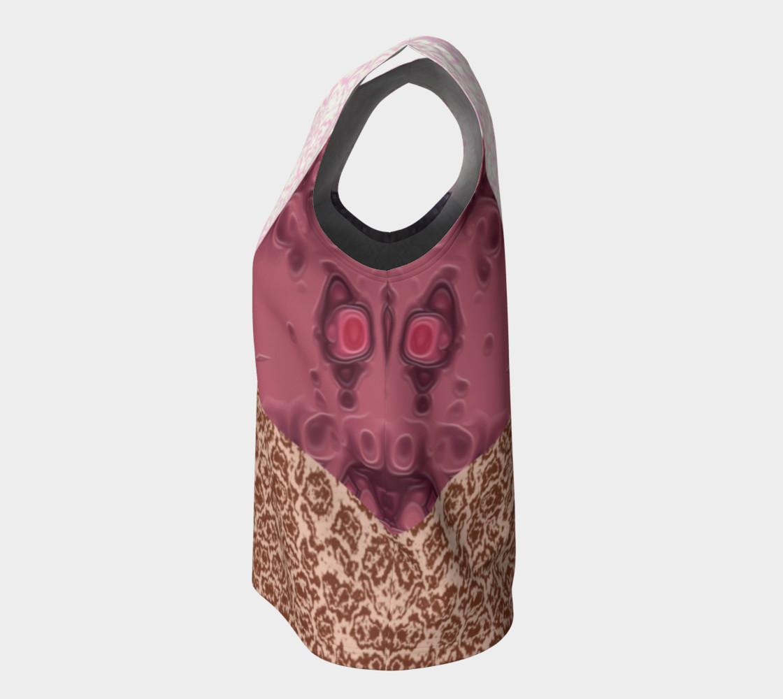 Patched in Pink Patterns Tank Top preview #7
