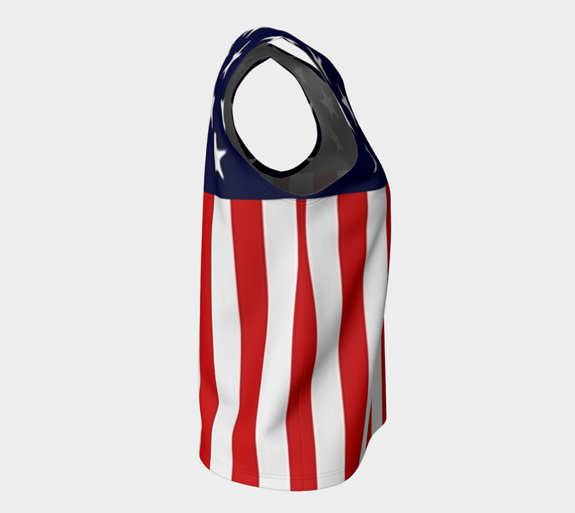 All American Flag Loose Tank Top preview #8