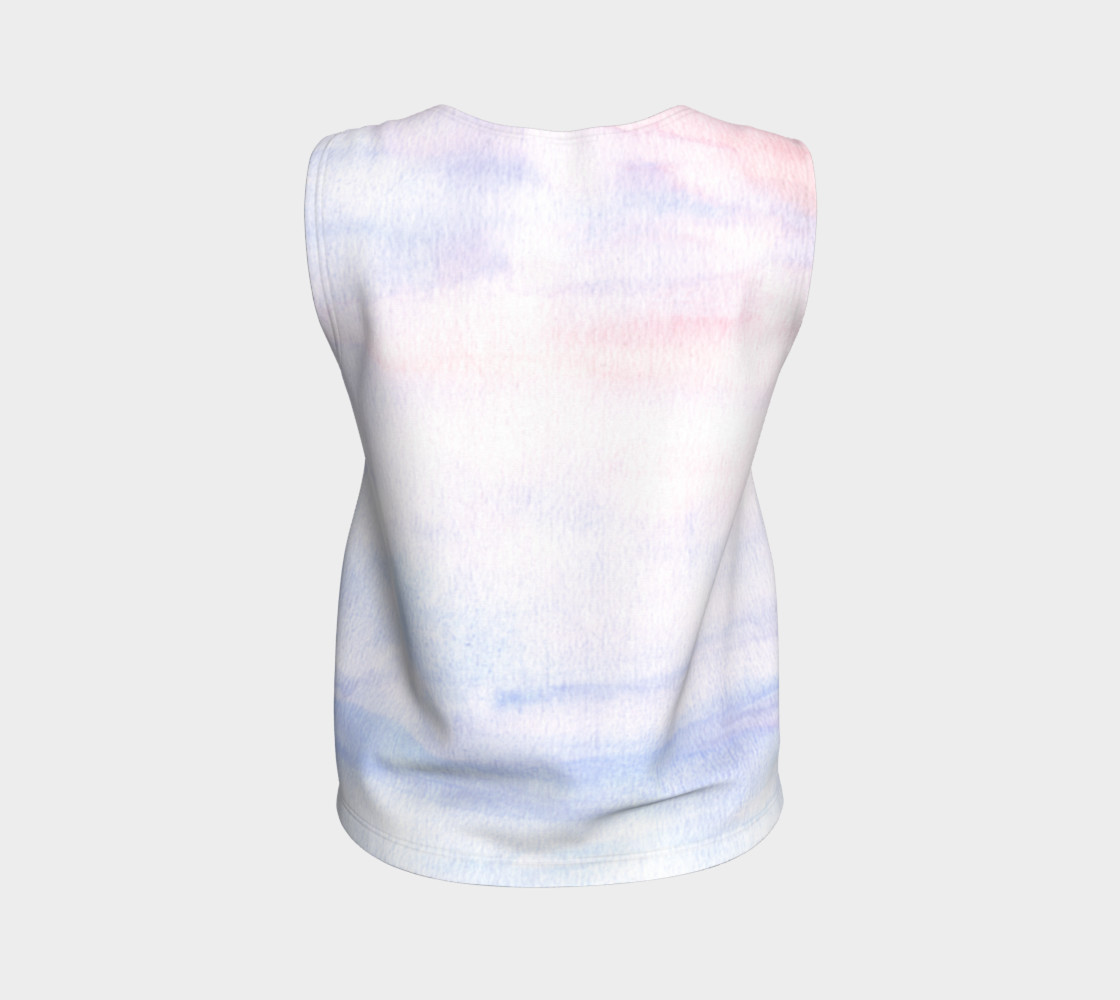Polar bear in the icy dawn Loose Tank Top 3D preview