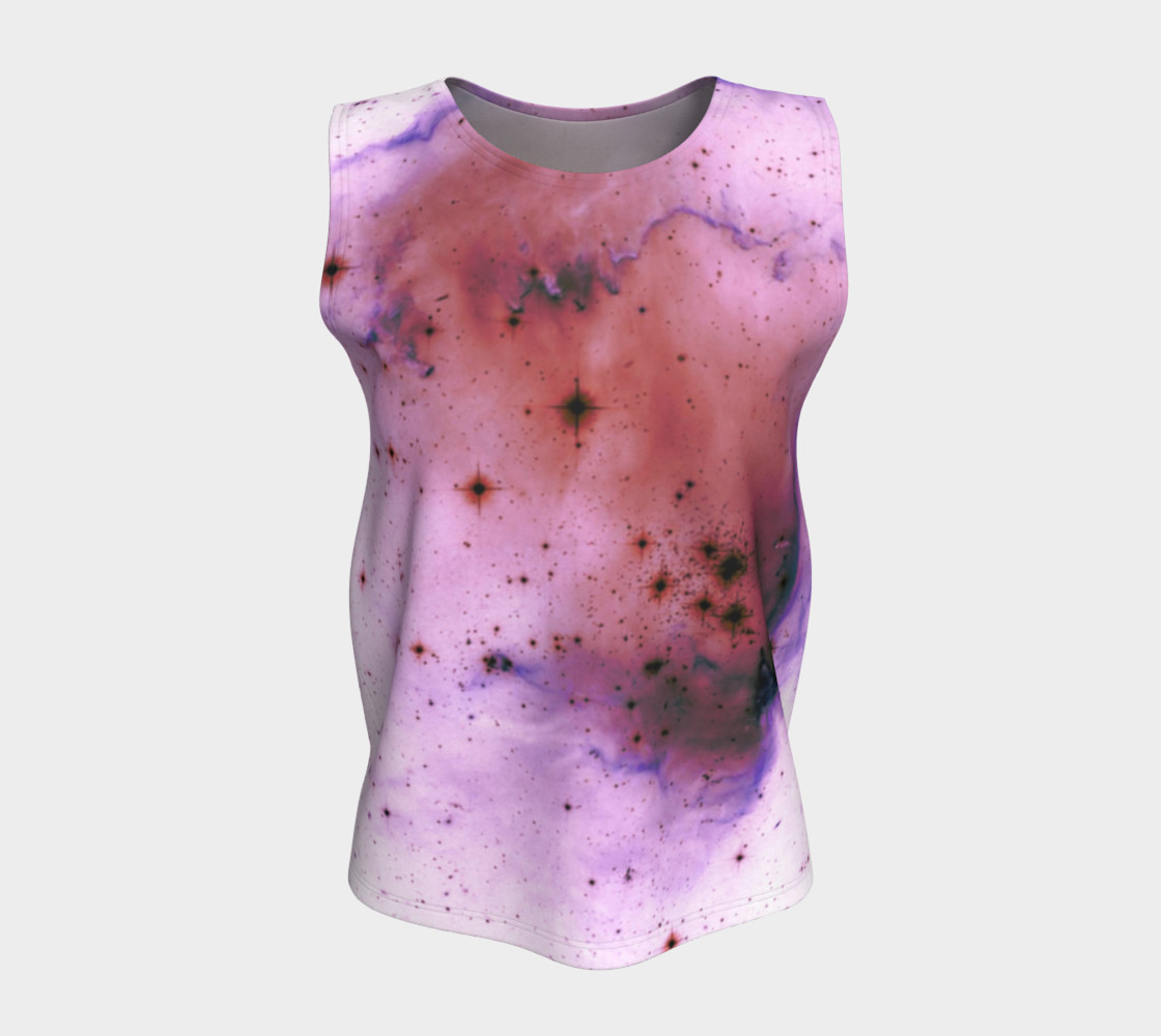 Pink Star Cluster Tank Top preview #5