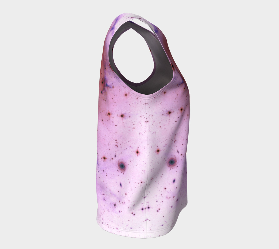 Pink Star Cluster Tank Top preview #8