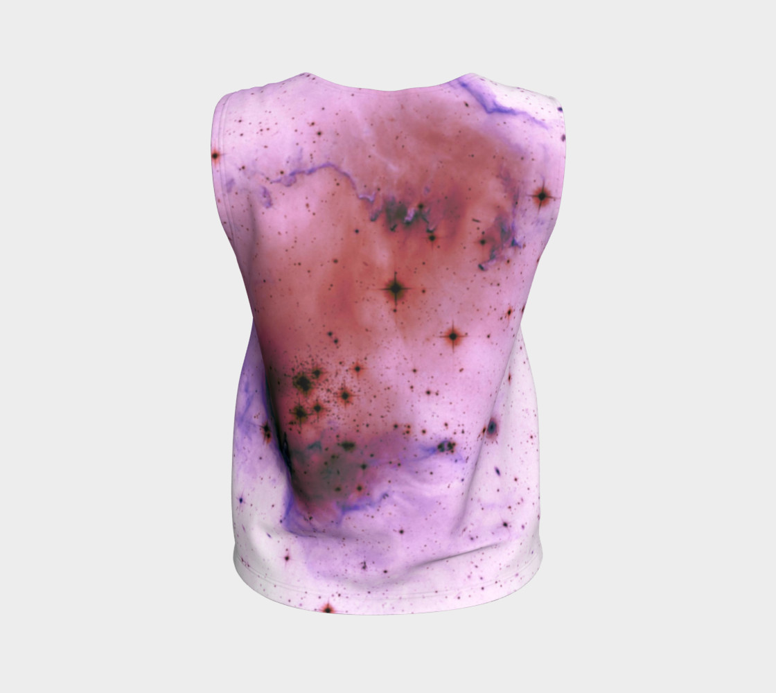 Pink Star Cluster Tank Top 3D preview