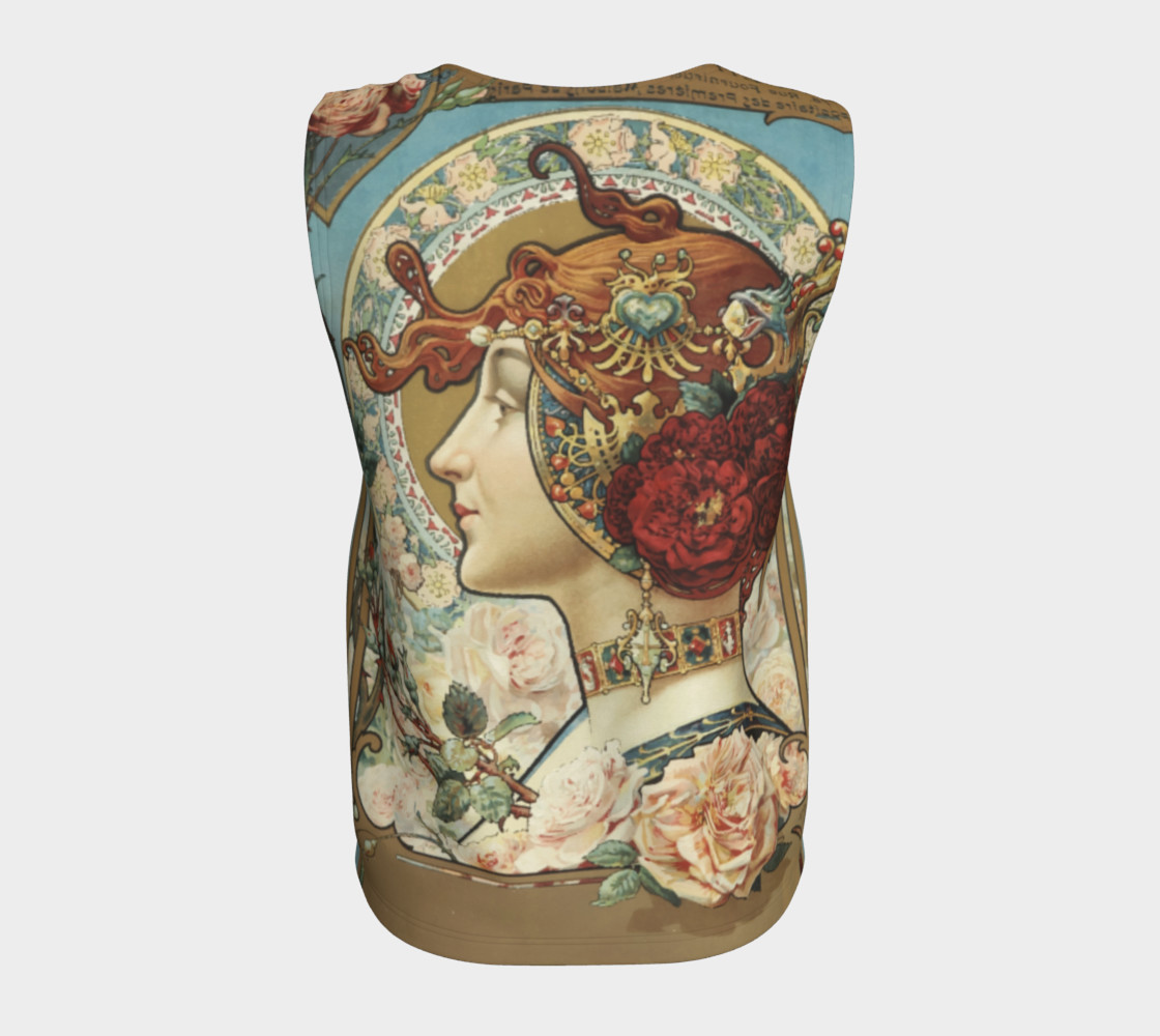 Aperçu de Charpentier-Deny Rose Lady Loose Tank Top #6