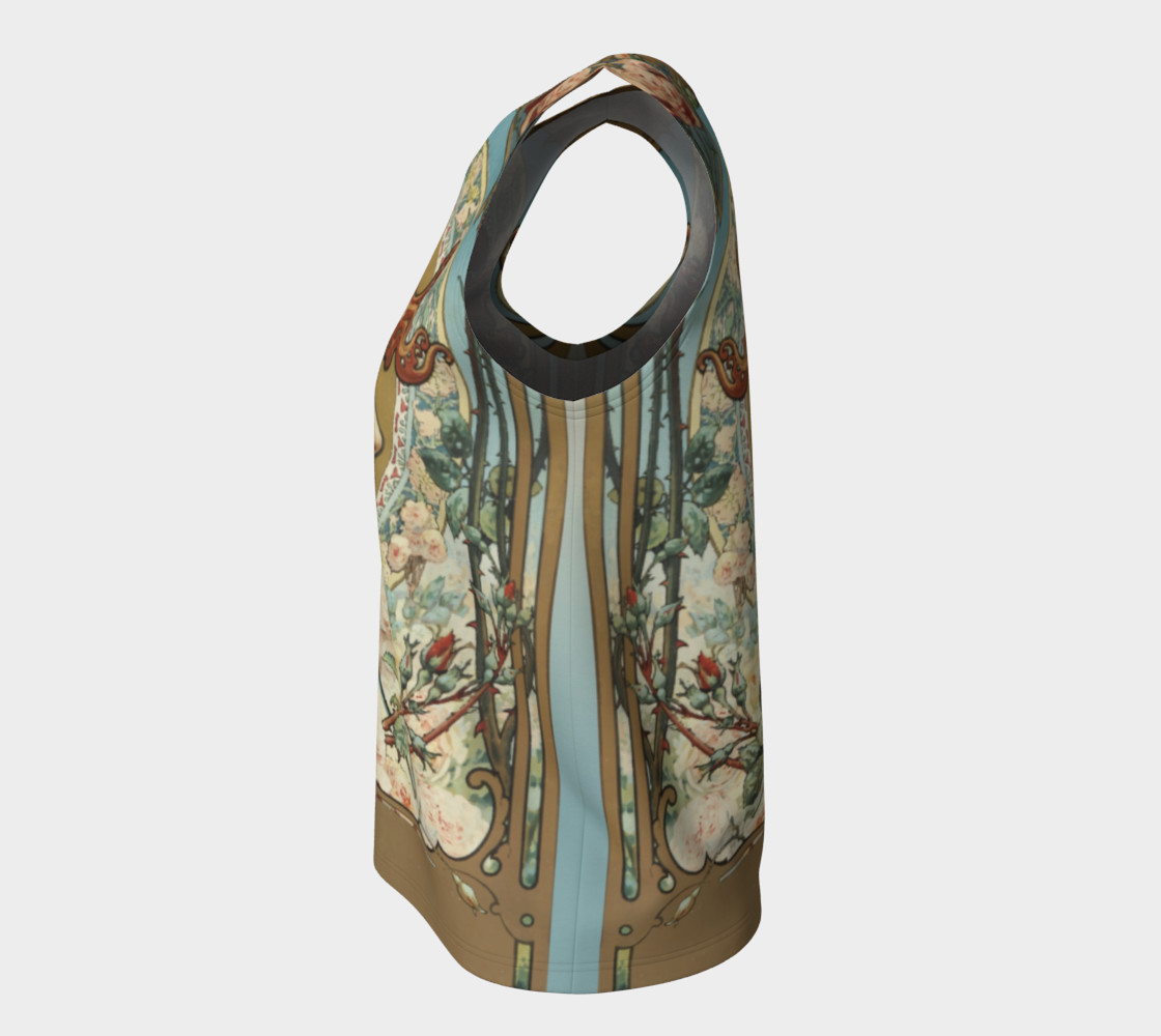 Aperçu de Charpentier-Deny Rose Lady Loose Tank Top #7