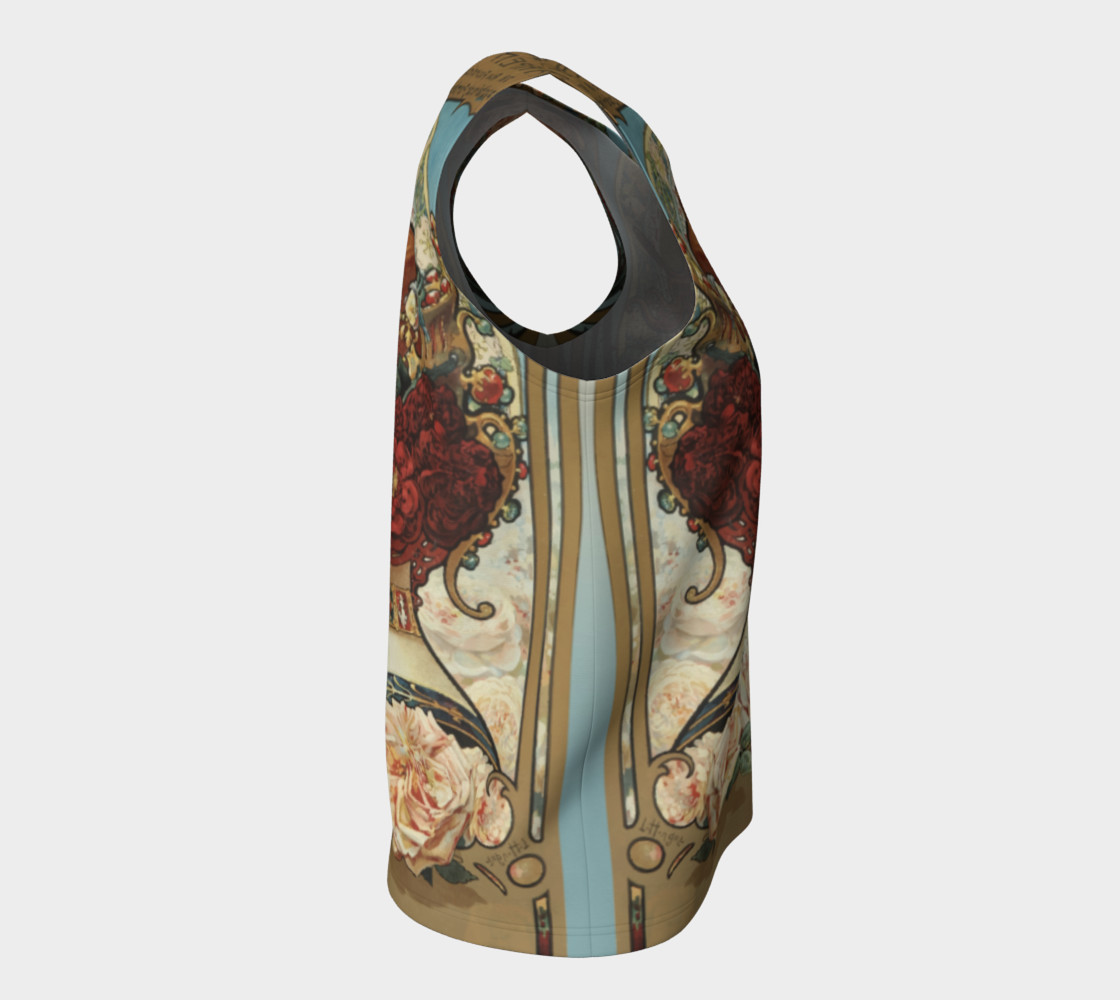 Aperçu de Charpentier-Deny Rose Lady Loose Tank Top #8