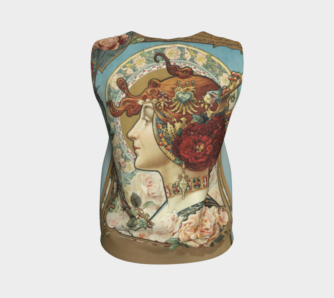 Aperçu de Charpentier-Deny Rose Lady Loose Tank Top #2