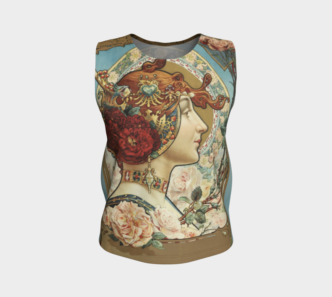 Aperçu de Charpentier-Deny Rose Lady Loose Tank Top #1