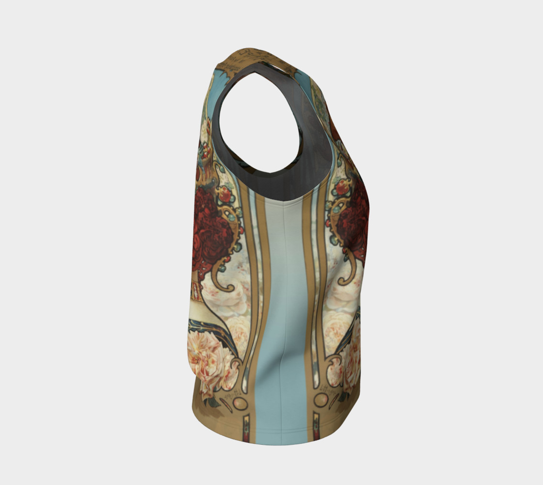 Aperçu de Charpentier-Deny Rose Lady Loose Tank Top #4