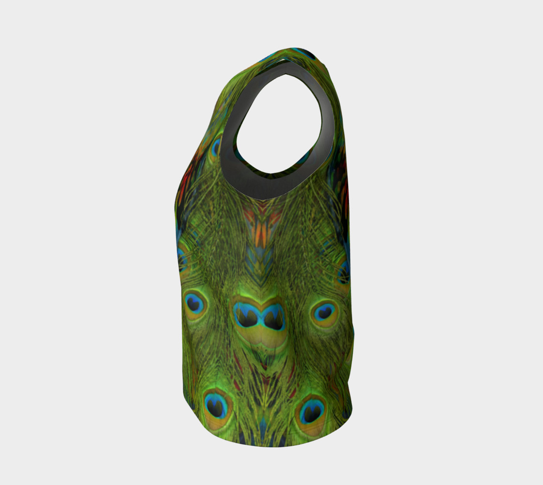 Nicobar-Peacock Fantasy Loose Tank Top preview #3