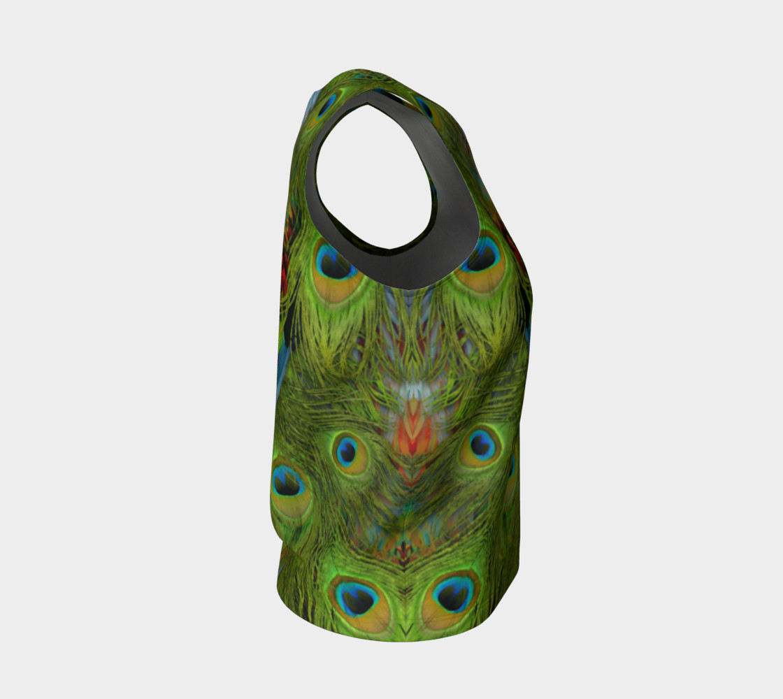 Nicobar-Peacock Fantasy Loose Tank Top preview #4
