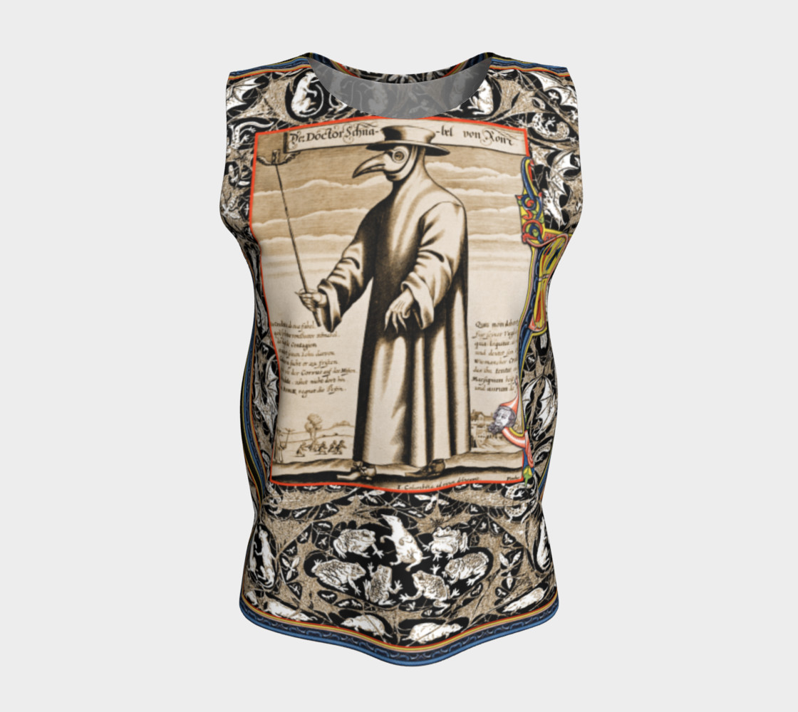 Aperçu de P is for Plague Doctor - Loose Tank Top #5
