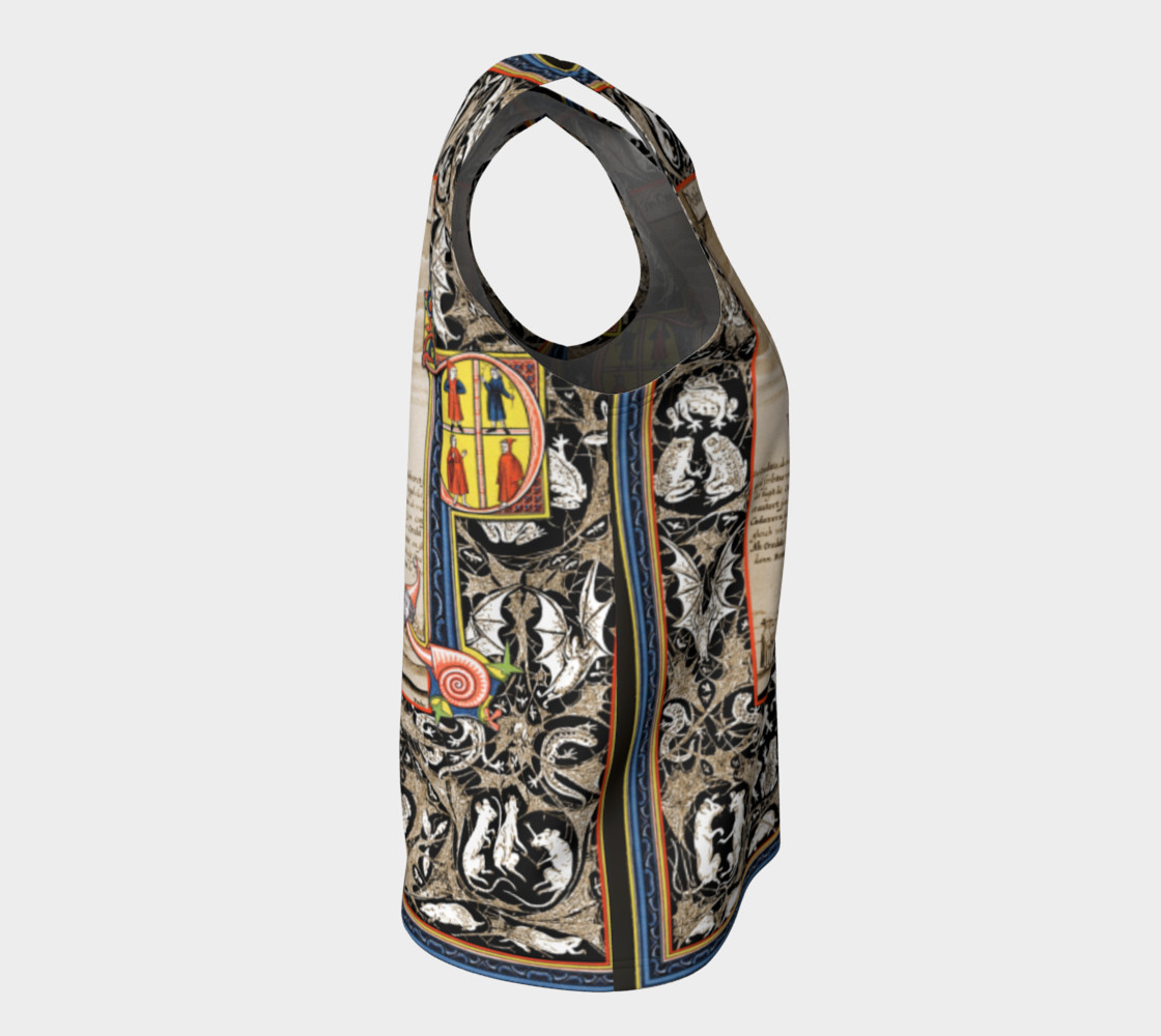 Aperçu de P is for Plague Doctor - Loose Tank Top #8