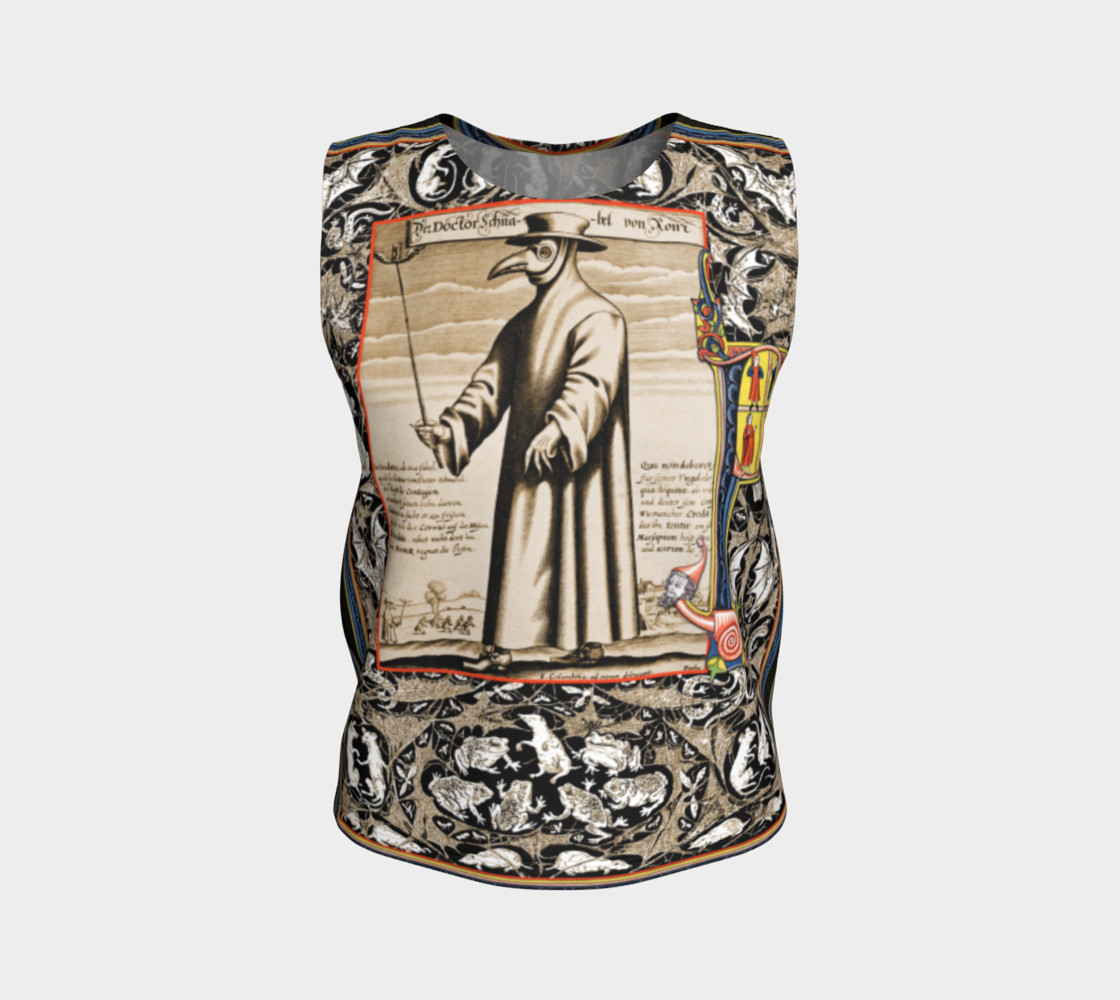 Aperçu de P is for Plague Doctor - Loose Tank Top #1