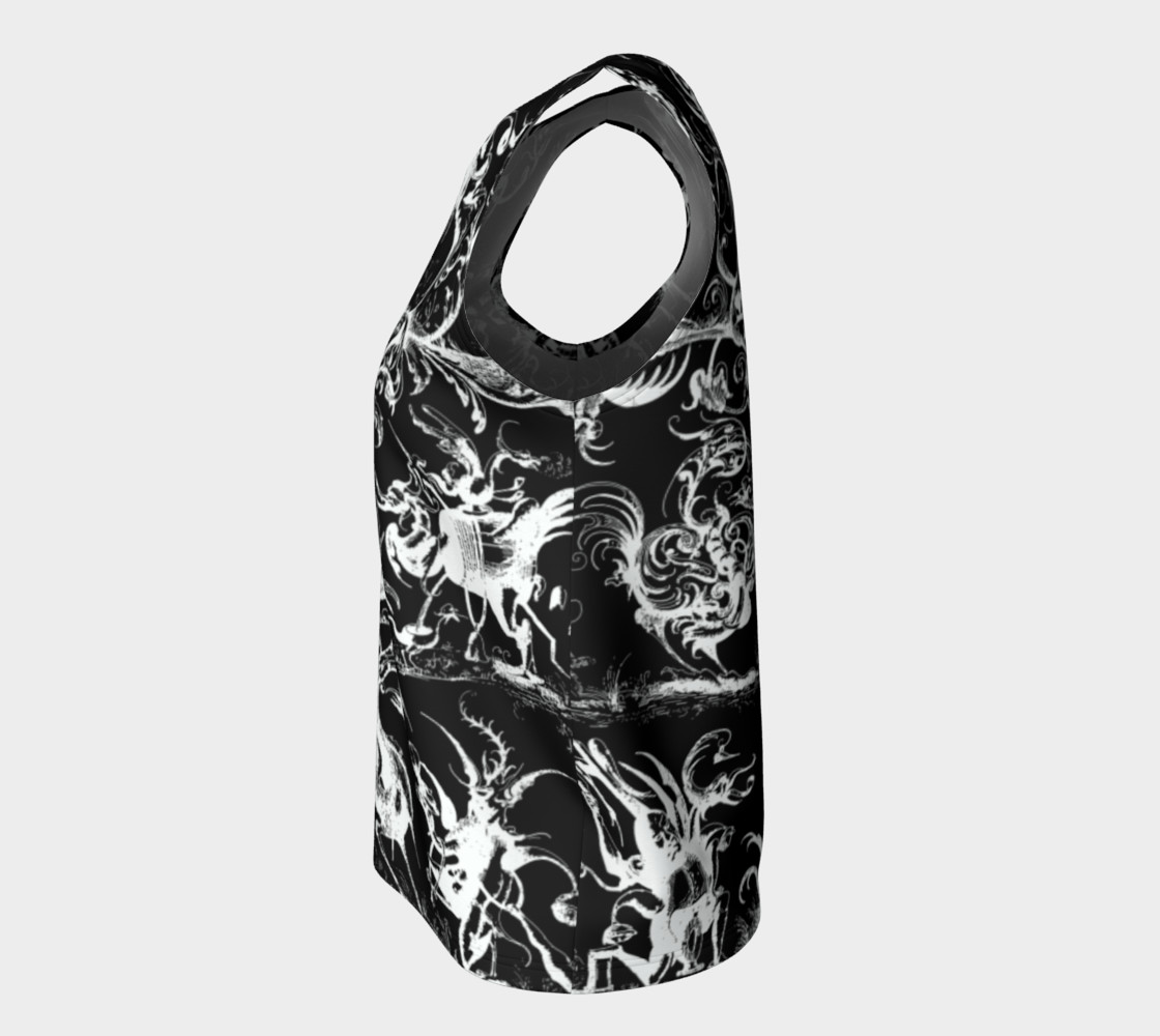 Grotesques B&W - Loose Tank Top preview #7
