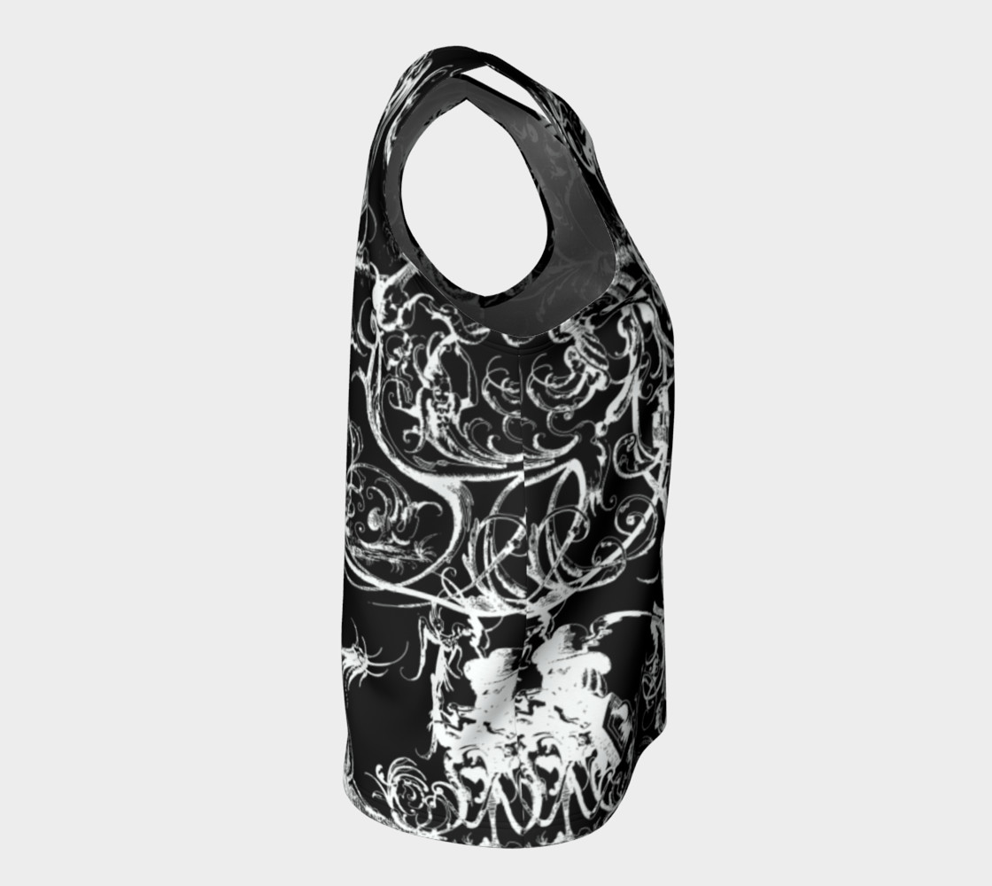 Grotesques B&W - Loose Tank Top preview #8