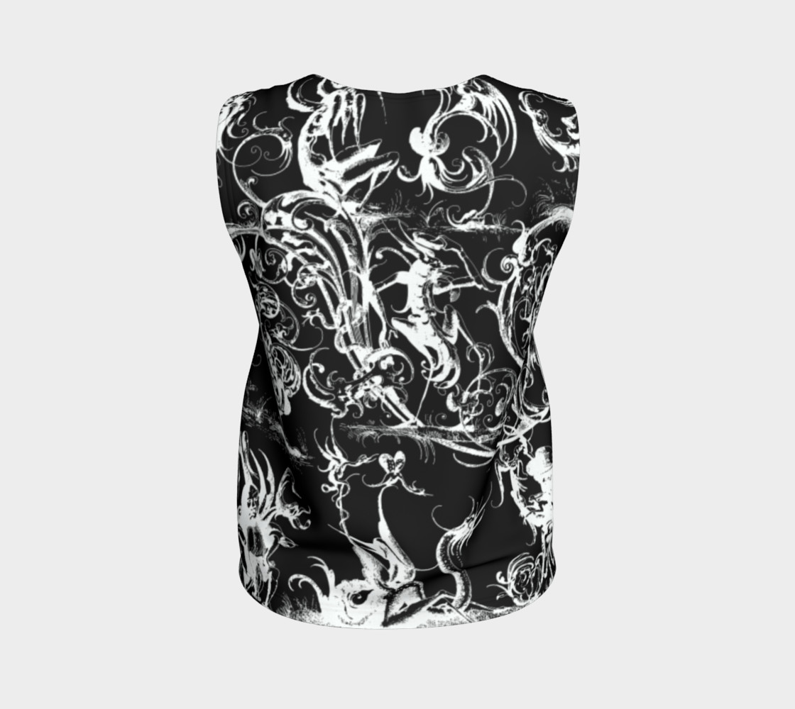 Grotesques B&W - Loose Tank Top preview #2