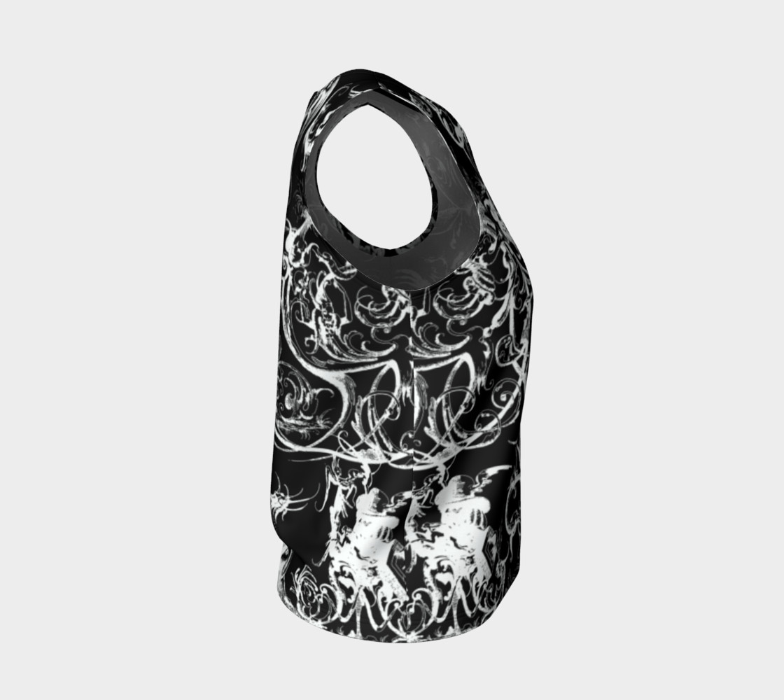 Grotesques B&W - Loose Tank Top preview #4