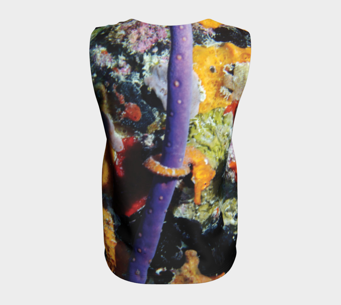 Aperçu de Octopus & Seahorse Frederiksted Pier Loose Tanktop #6