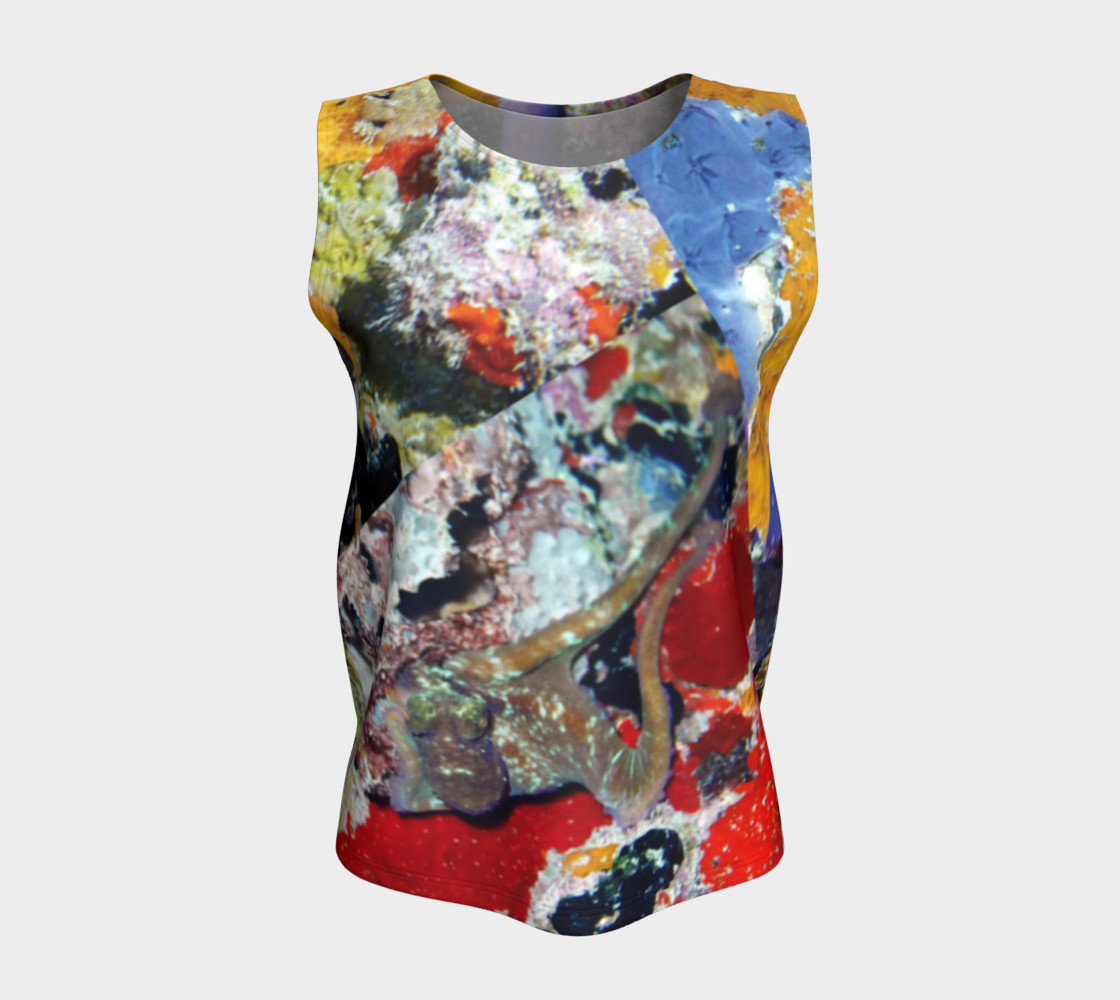 Aperçu de Octopus & Seahorse Frederiksted Pier Loose Tanktop #5