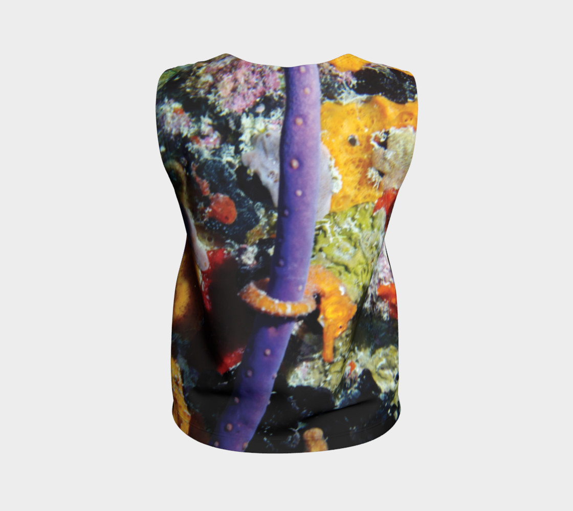 Aperçu de Octopus & Seahorse Frederiksted Pier Loose Tanktop #2
