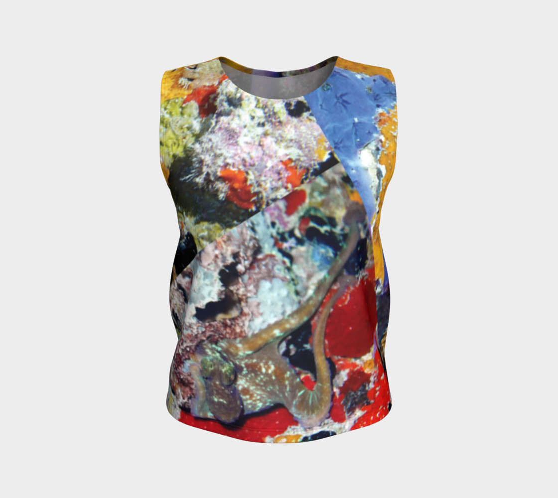 Aperçu de Octopus & Seahorse Frederiksted Pier Loose Tanktop #1