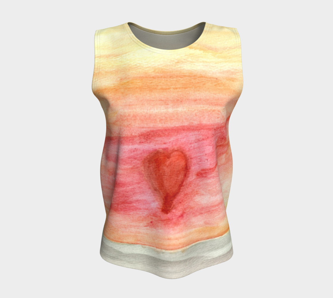 Aperçu de Radiating Heart Tank Top #5