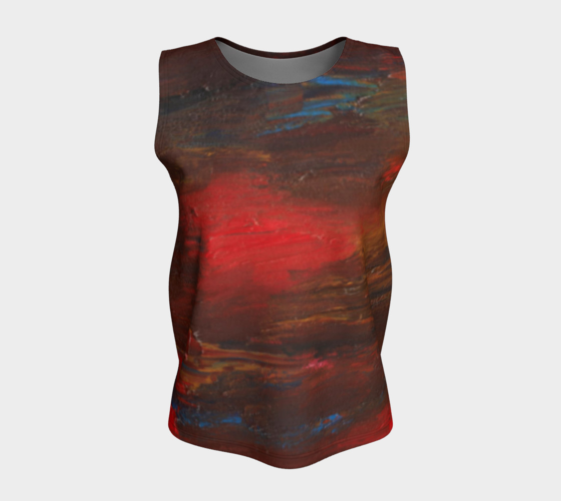 Crimson Ocean Tank Top preview #5