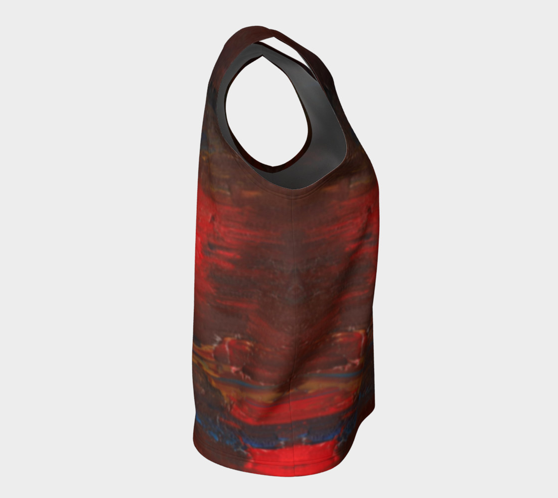 Crimson Ocean Tank Top preview #8