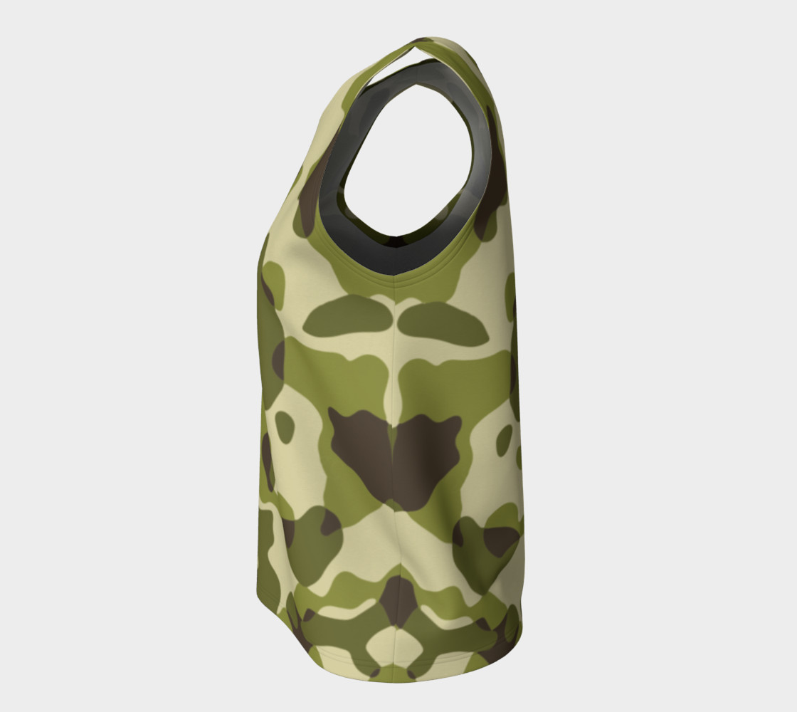 Green Camouflage Tank Top preview #7