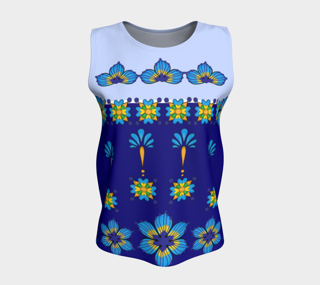 Talavera Navy Loose Tank preview #5