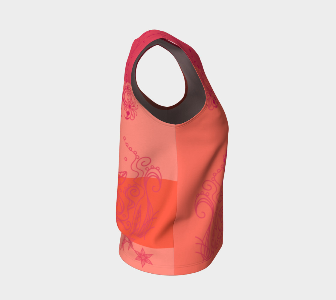 Coral Petal Loose Tank preview #4