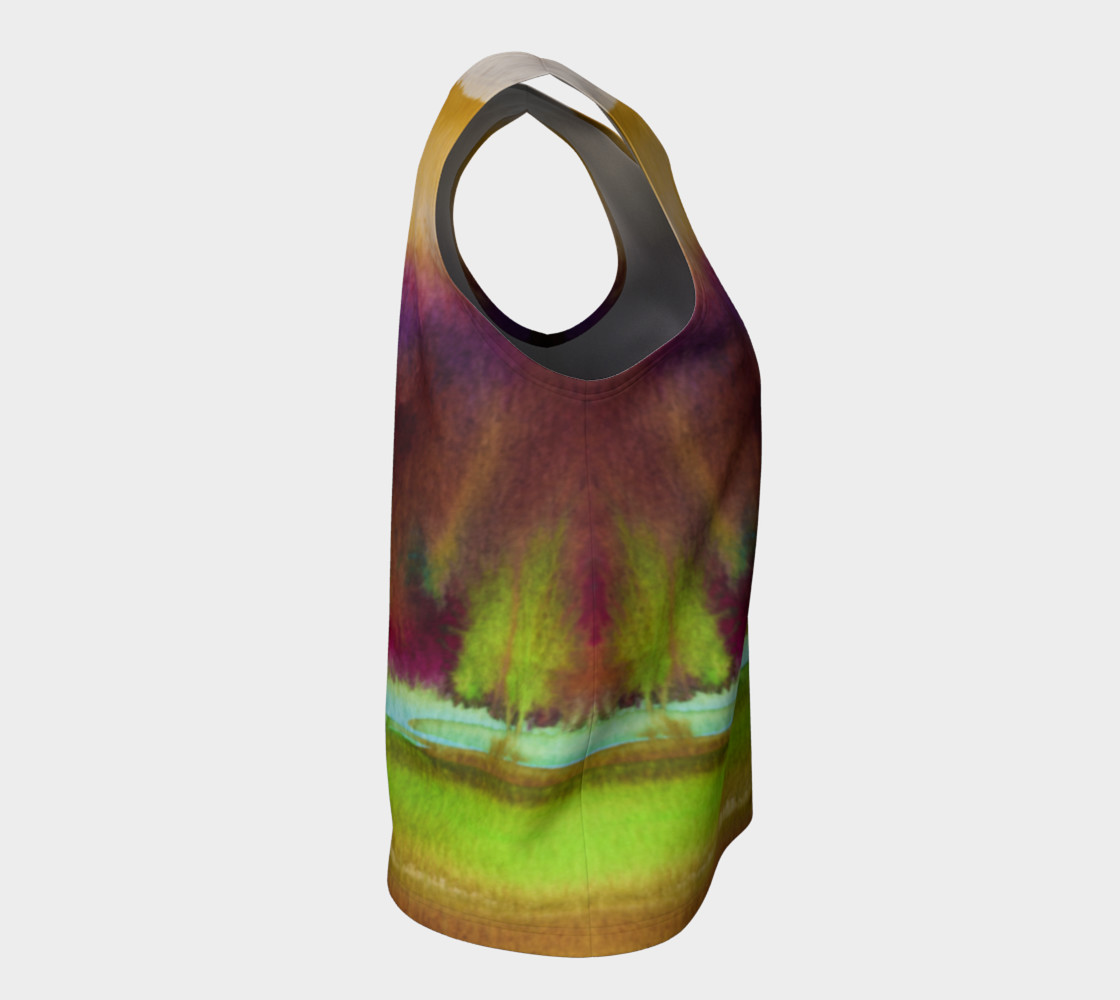 Colorful Watercolor Loose Tank preview #8
