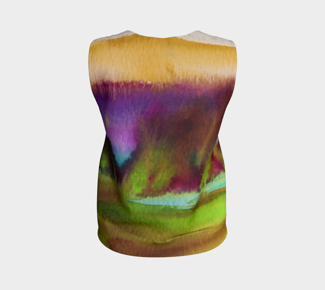 Colorful Watercolor Loose Tank preview #2