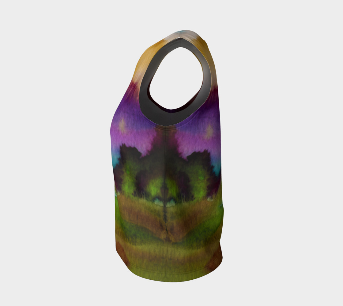 Colorful Watercolor Loose Tank preview #3
