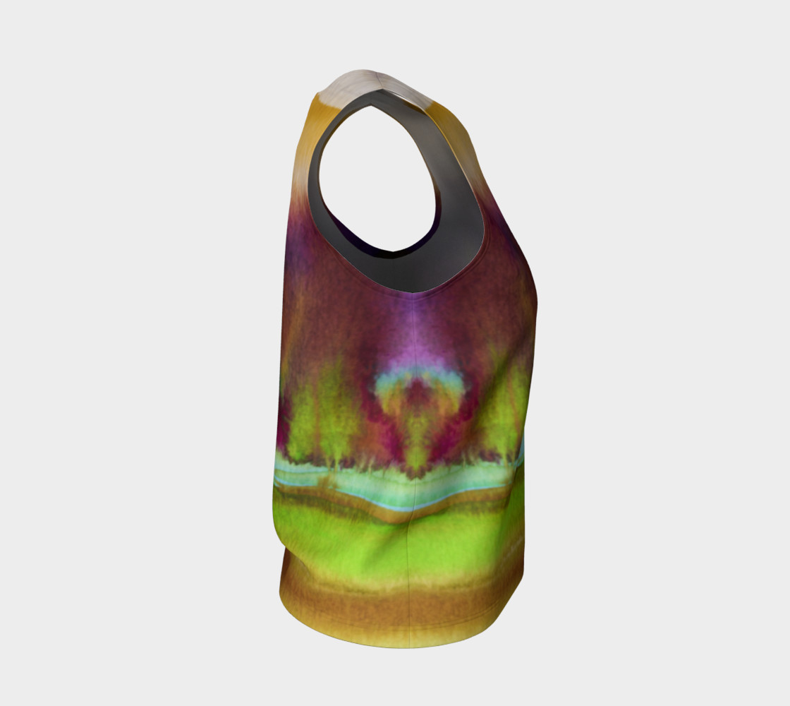 Colorful Watercolor Loose Tank preview #4