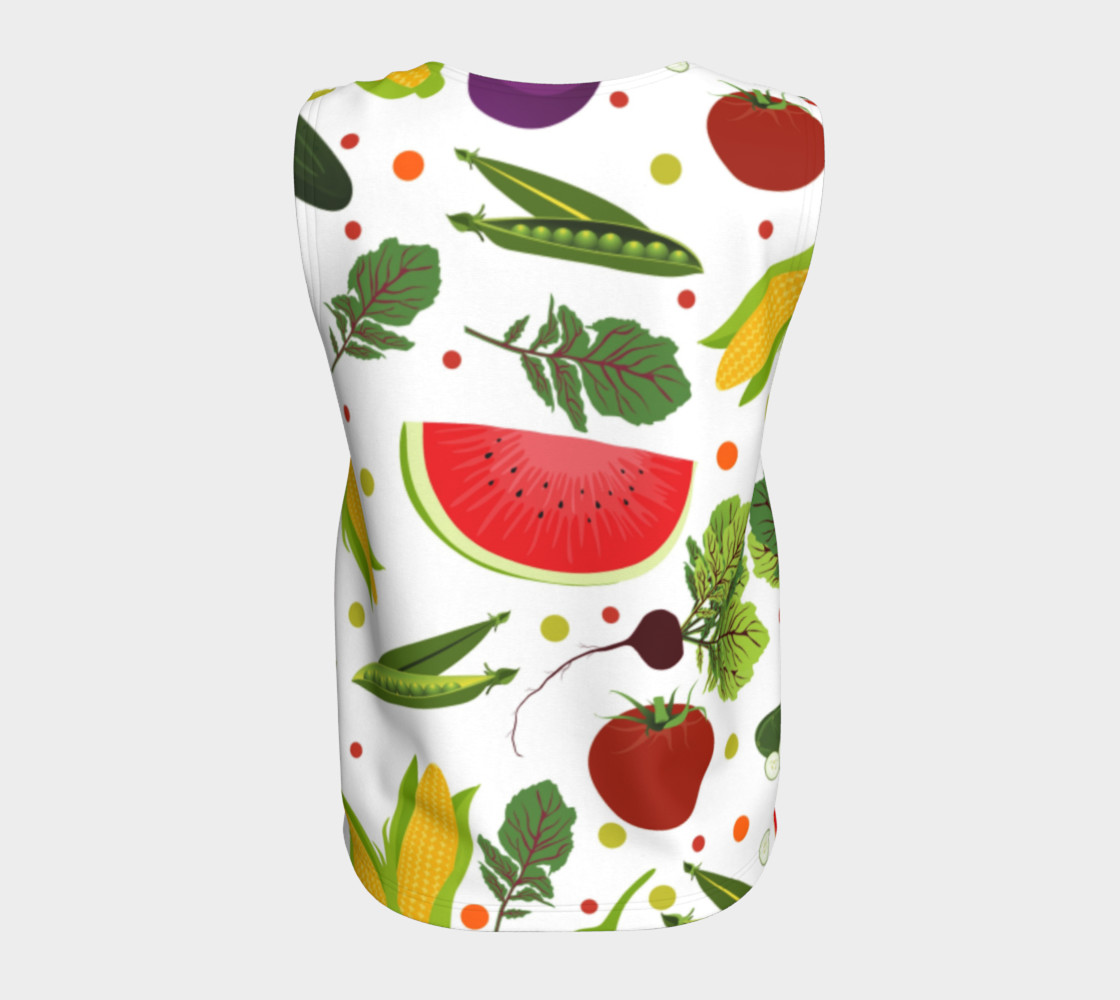 Fruit and Veggies Loose Tank Top preview #6