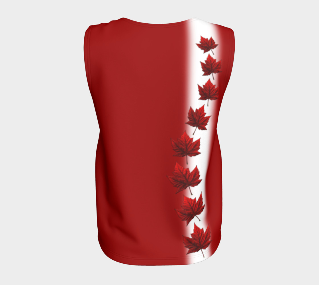 Canada Souvenir Tank Tops Canada Flag Shirts thumbnail #7