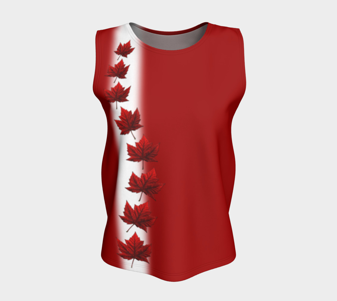 Canada Souvenir Tank Tops Canada Flag Shirts thumbnail #6