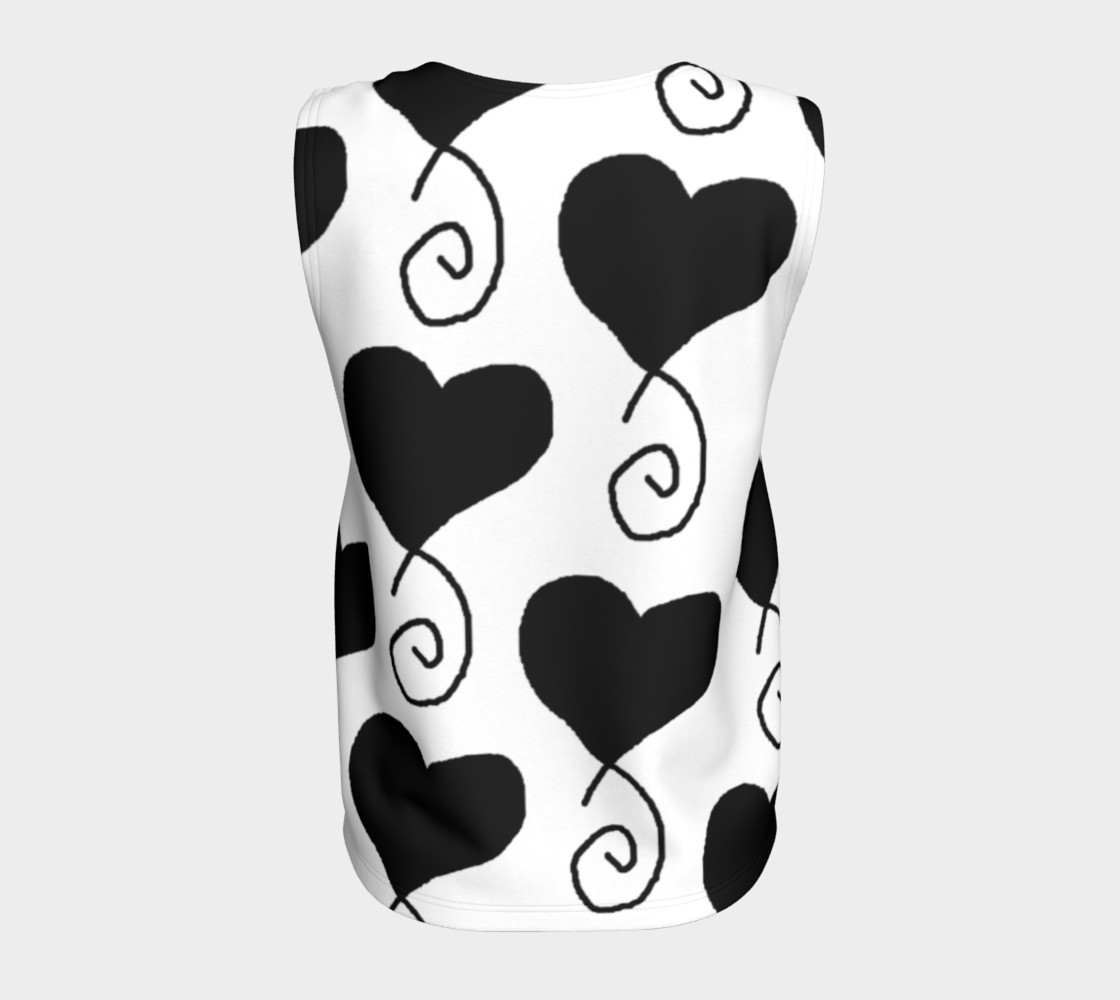 black hearts on white preview #6