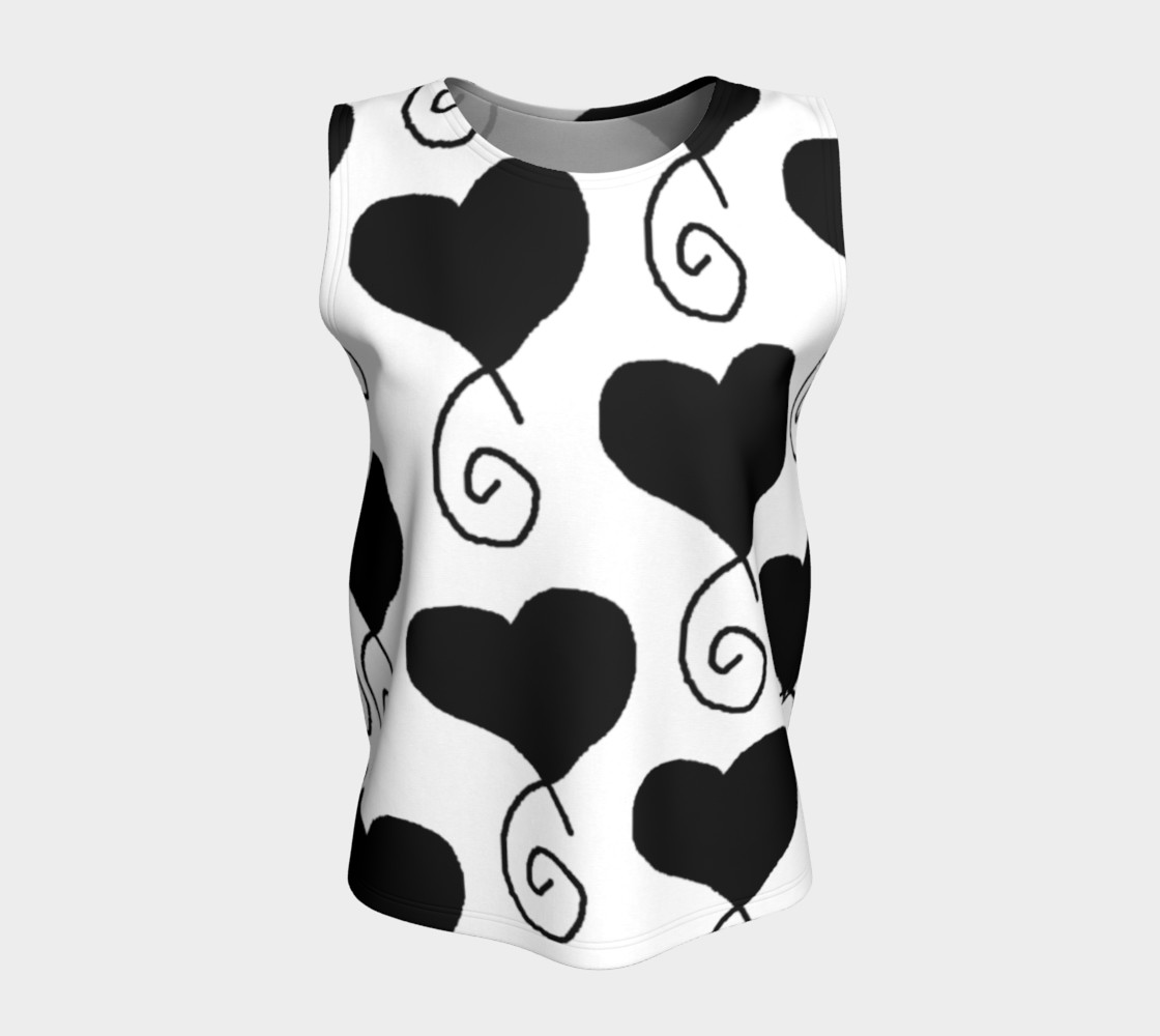 black hearts on white preview #5