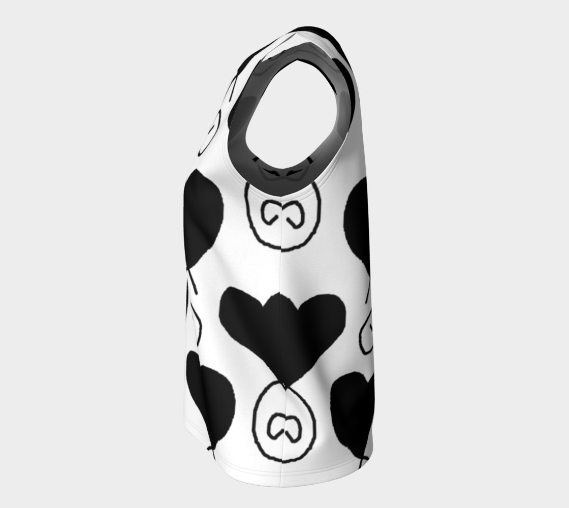 black hearts on white preview #7
