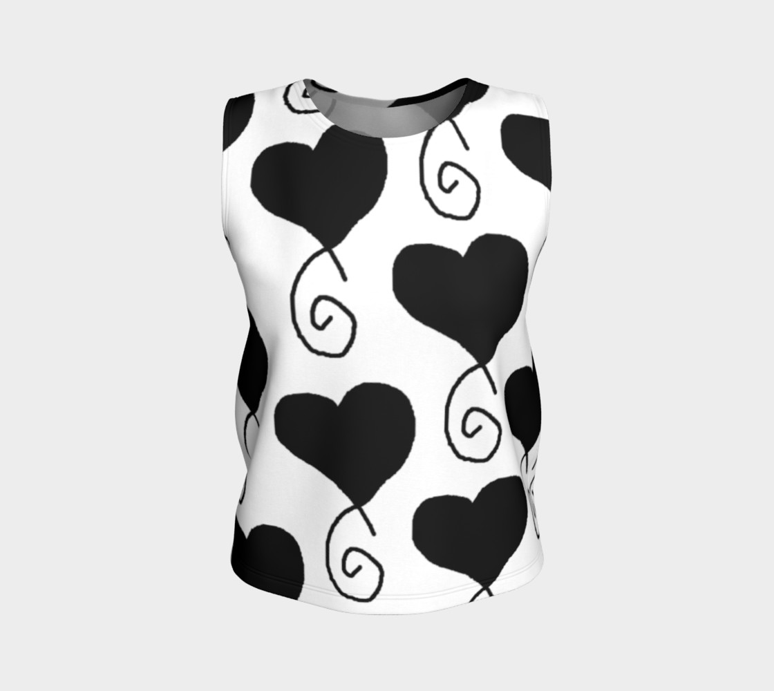 black hearts on white preview #1