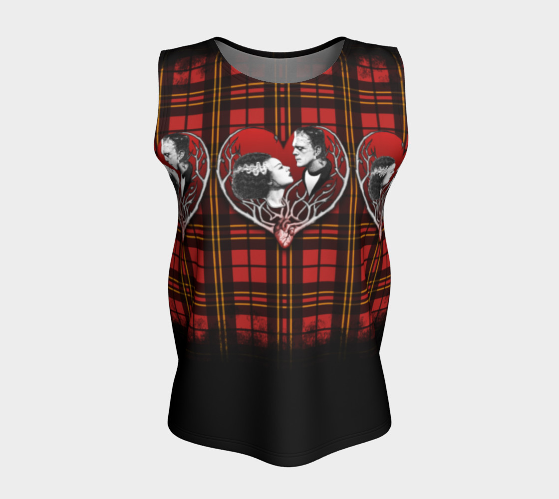 Frankenstein & Bride Loose Tank Top preview #5