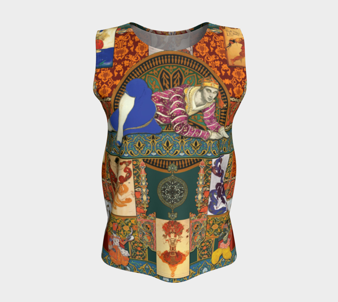 Aperçu de Ballets Russes Tapestry - Fitted Tank Top #5