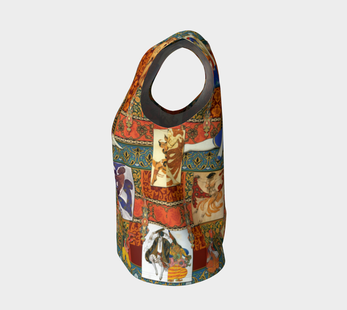 Aperçu de Ballets Russes Tapestry - Fitted Tank Top #3